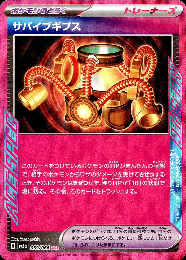 ◆ACE◆サバイブギプス クリムゾンヘイズ SV5a ランクA:未使用品美品